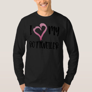 Ich höre meinen Rottweiler besonders für Rottweile T-Shirt