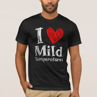 Ich höre milde Temperaturen T-Shirt
