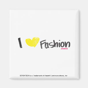 Ich höre Mode pink Magnet