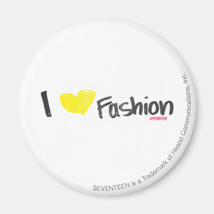 Ich höre Mode pink Magnet