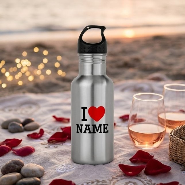Ich höre Name Stainless Steel Water Flasche Edelstahlflasche (Von Creator hochgeladen)