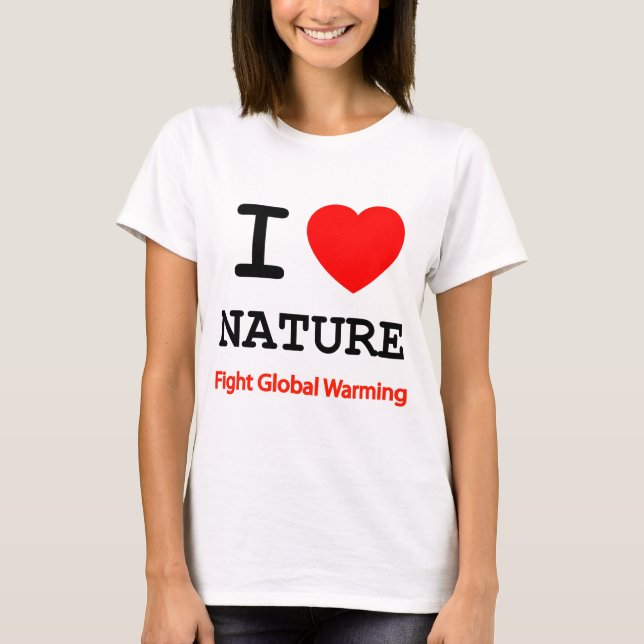 Ich höre Natur T-Shirt (Vorderseite)