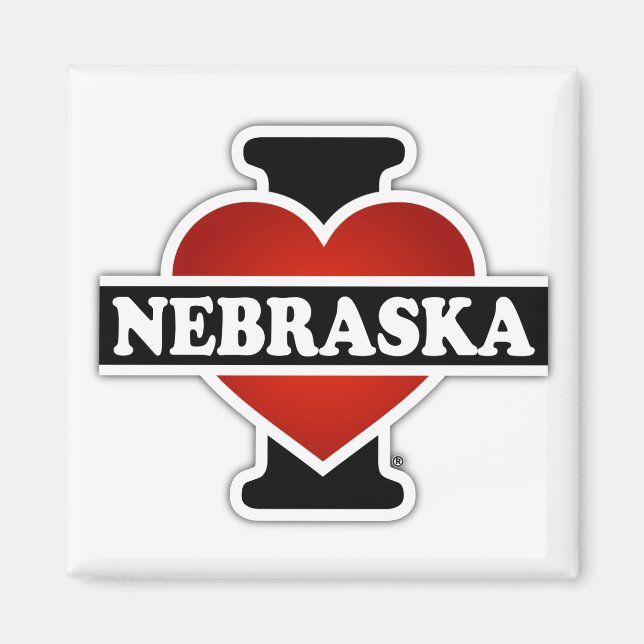 Ich höre Nebraska Magnet (Vorne)