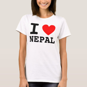 Ich höre Nepal-Shirt T-Shirt