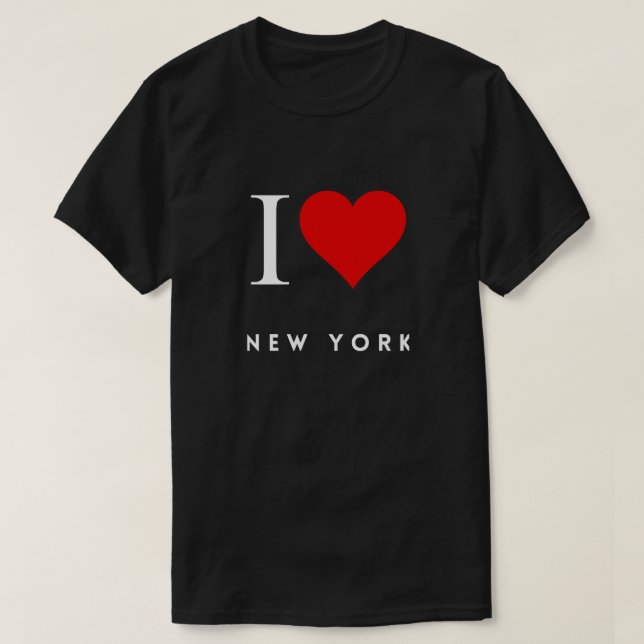 Ich höre New York blass Mens T-Shirt (Design vorne)