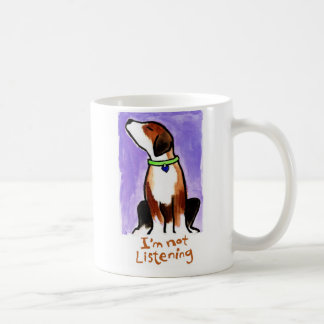 Ich höre nicht (Hündchen) Tasse