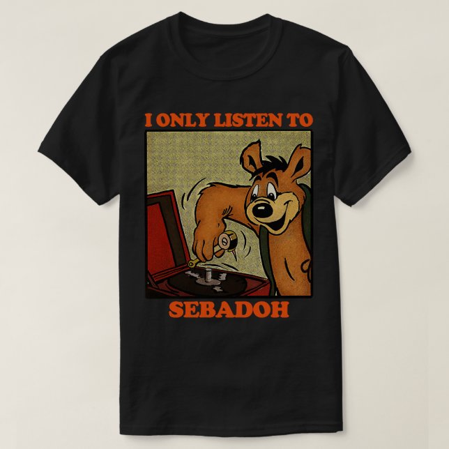 Ich höre nur Sebadoh Retro Comic Design T-Shirt (Design vorne)