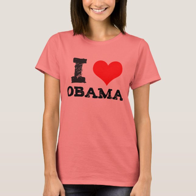 Ich höre Obama T-Shirt (Vorderseite)