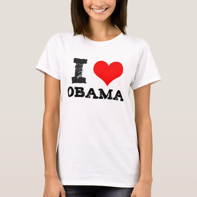 Ich höre Obama T-Shirt (Vorderseite)