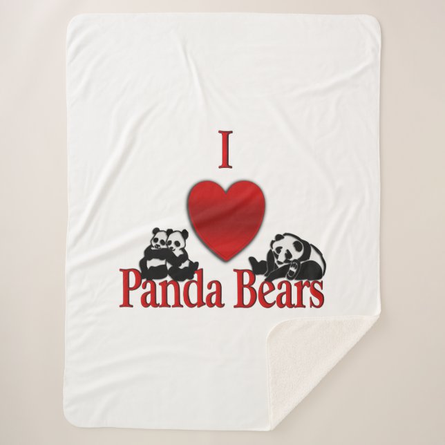Ich höre Panda Bears Sherpadecke (Vorderseite)