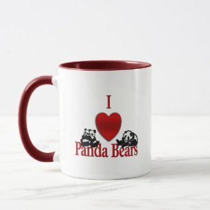 Ich höre Panda Bears Tasse