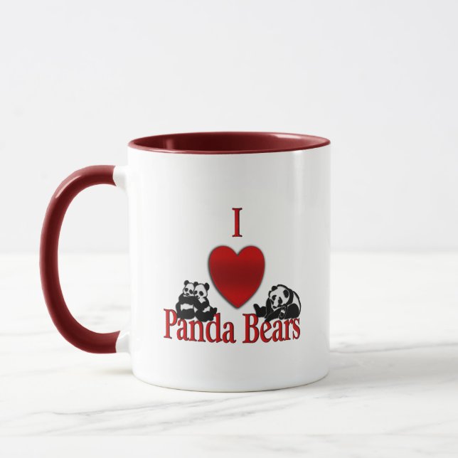 Ich höre Panda Bears Tasse (Links)