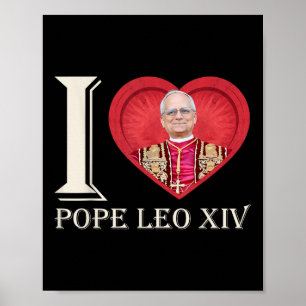 Ich höre Papst Leo Xiv Erster amerikanischer Papst Poster