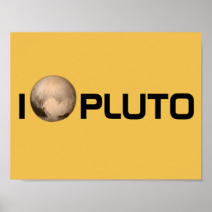 Ich höre Pluto New Horizon Poster