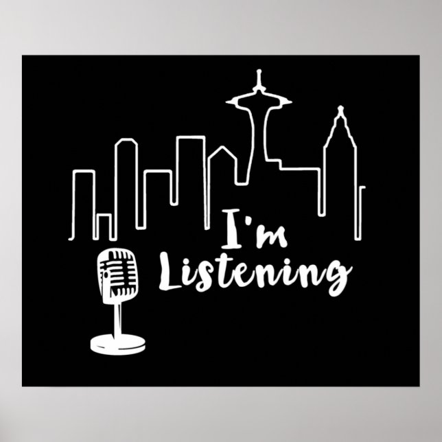 Ich höre poster (Vorne)