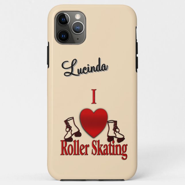 Ich höre Roller Skaten Personal Case-Mate iPhone Hülle (Rückseite)