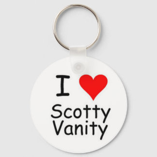 Ich höre Scotty Vanity Schlüsselanhänger