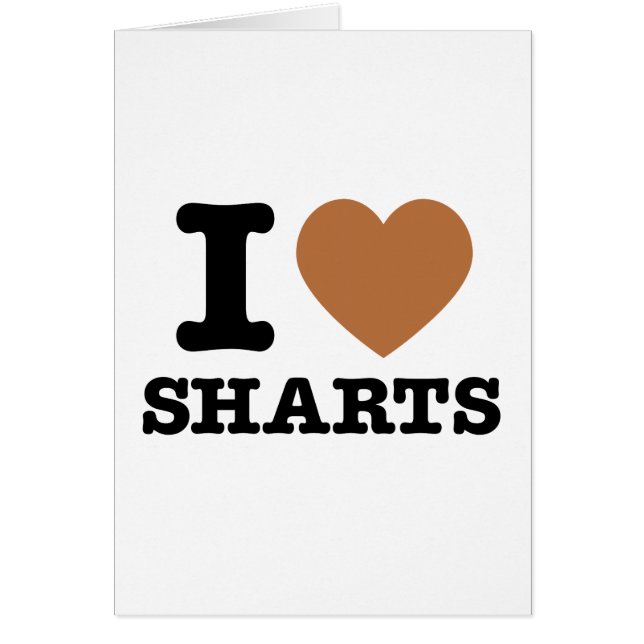 Ich höre Sharp Funny Blank Inside Card (Vorne)