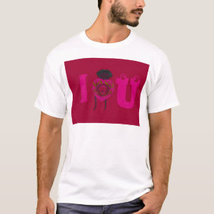 Ich höre Sie Nakupenda Sana Happy Valentinstag T-Shirt