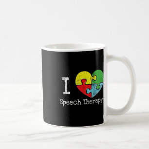 Ich höre Sprechtherapie, Autismus Bewusstsein Kaffeetasse