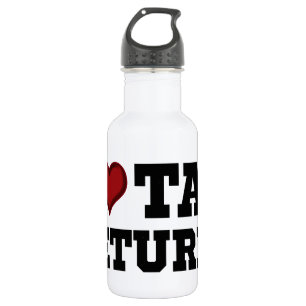 Ich höre Steuererklärungen Trinkflasche