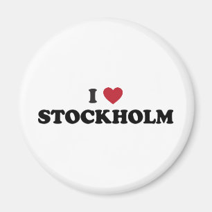 Ich höre Stockholm Schweden Magnet