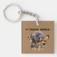 Ich höre Südafrika Wildlife Collage