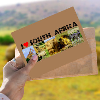 Ich höre Südafrika Wildlife Fotos Postkarte