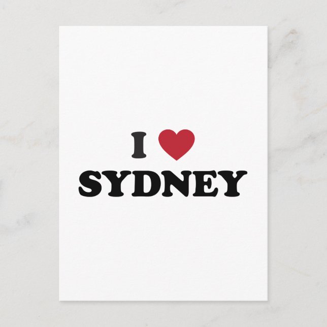 Ich höre Sydney Australien Postkarte (Vorderseite)