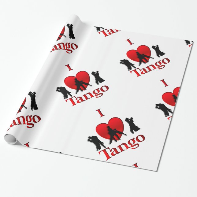 Ich höre Tango Geschenkpapier (Ungerollt)