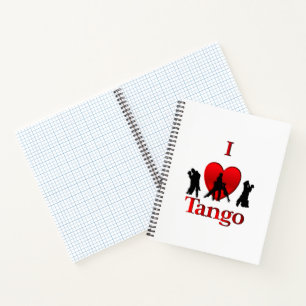 Ich höre Tango Notizbuch