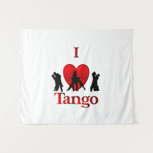 Ich höre Tango Wandteppich