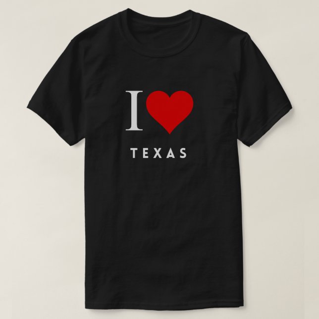 Ich höre Texas blk Mens T-Shirt (Design vorne)