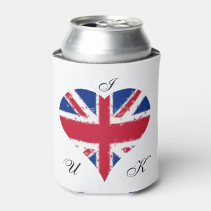 Ich höre UK Moderne Flagge Dosenkühler