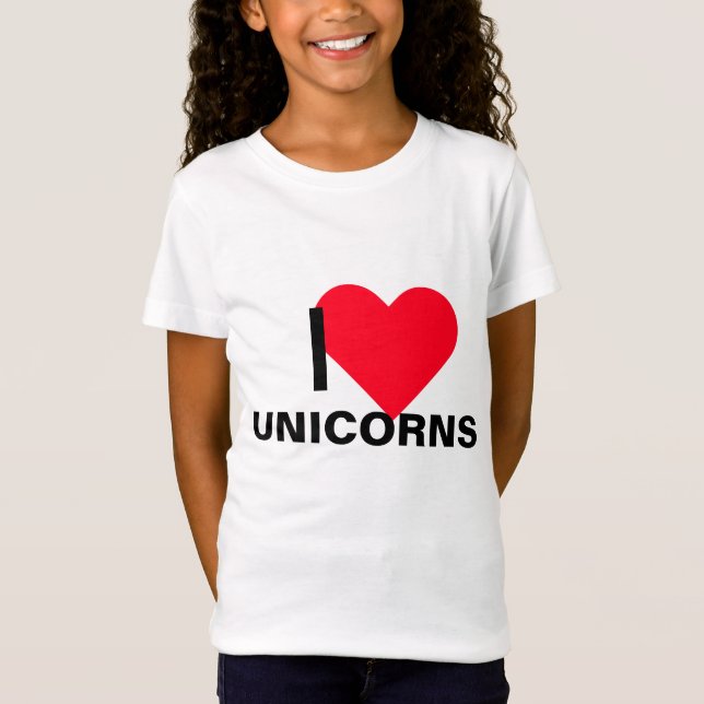 Ich höre Unicorn T-Shirt (Vorderseite)