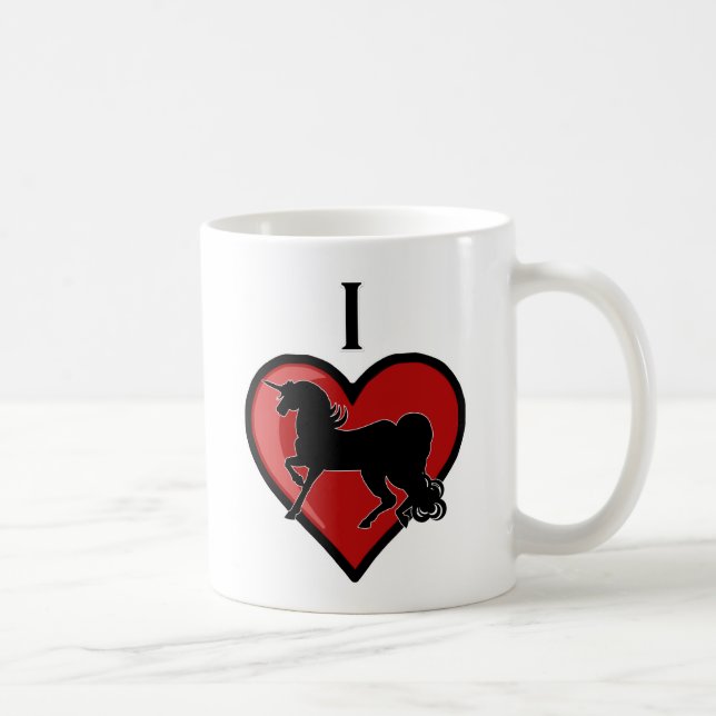 Ich höre Unicorn Tasse (Rechts)