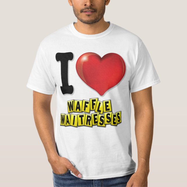 Ich höre Waffelkleider T-Shirt (Vorderseite)