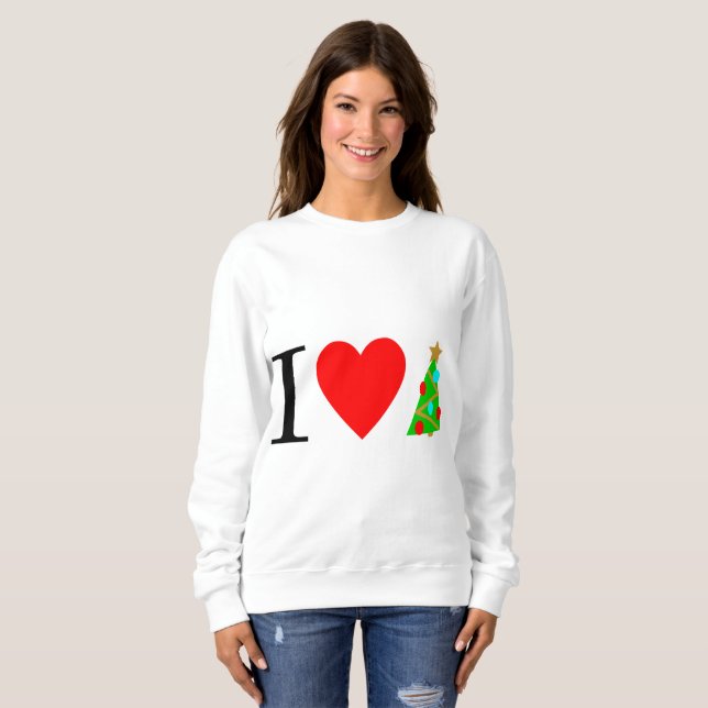 Ich höre Weihnachts-T - Shirt (Vorne ganz)