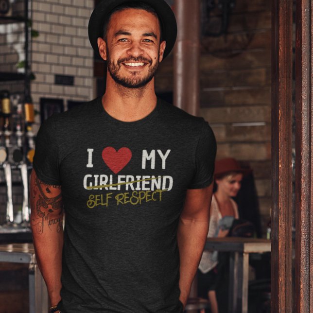 Ich höre, wie meine Freundin selbst Respekt auflös T-Shirt (Von Creator hochgeladen)