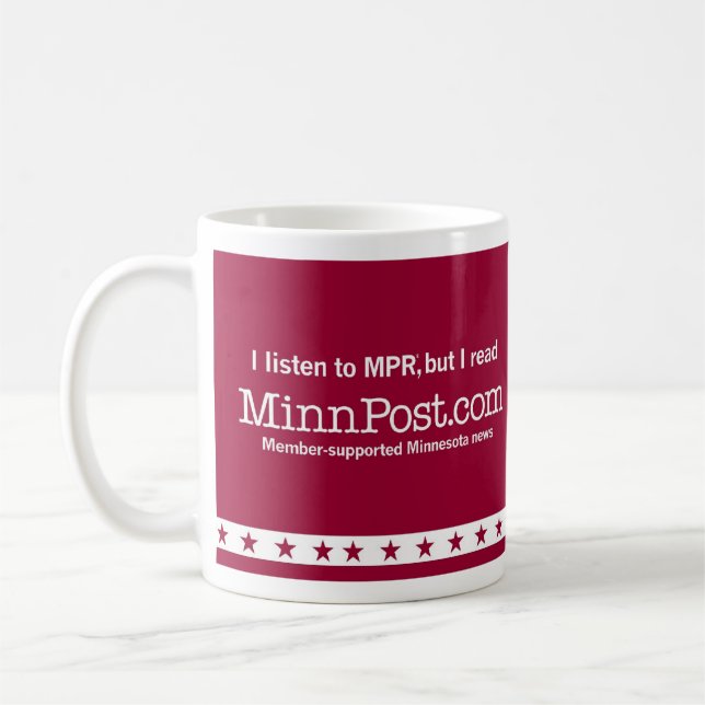 Ich höre zu MPR®, aber ich lese Kaffeetasse (Links)