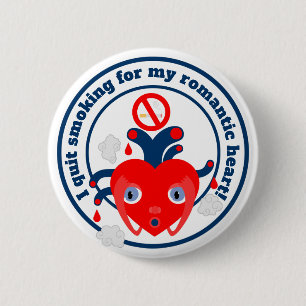 Ich hörte auf zu rauchen für mein Herz Button