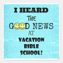 Ich hörte den Aufkleber "Gute Nachrichten"