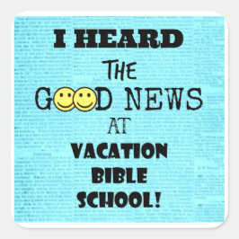 Ich hörte den Aufkleber "Gute Nachrichten"