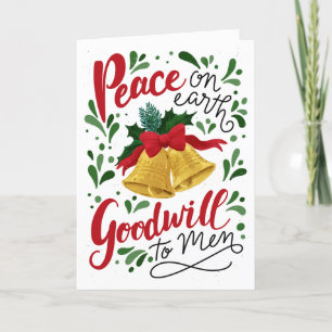 Ich hörte, wie die Glocken geklappt wurden Dankeskarte