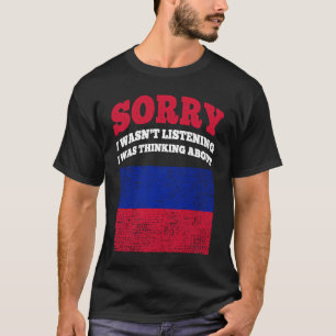 Ich hörte zu, dass ich über Haiti nachdachte T-Shirt