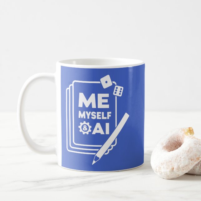 Ich, ich und ich, die Tasse der Weißen Kunst (Mit Donut)