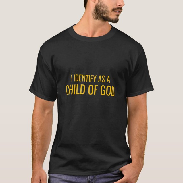 Ich identifiziere Jesus Christlich Johannes als Ki T-Shirt (Vorderseite)