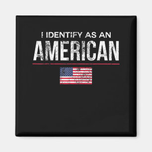 Ich identifiziere mich als amerikanische Politik o Magnet