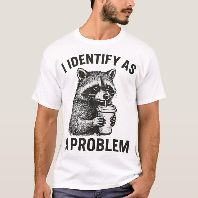 Ich identifiziere mich als Problemumgehung T-Shirt (Vorderseite)