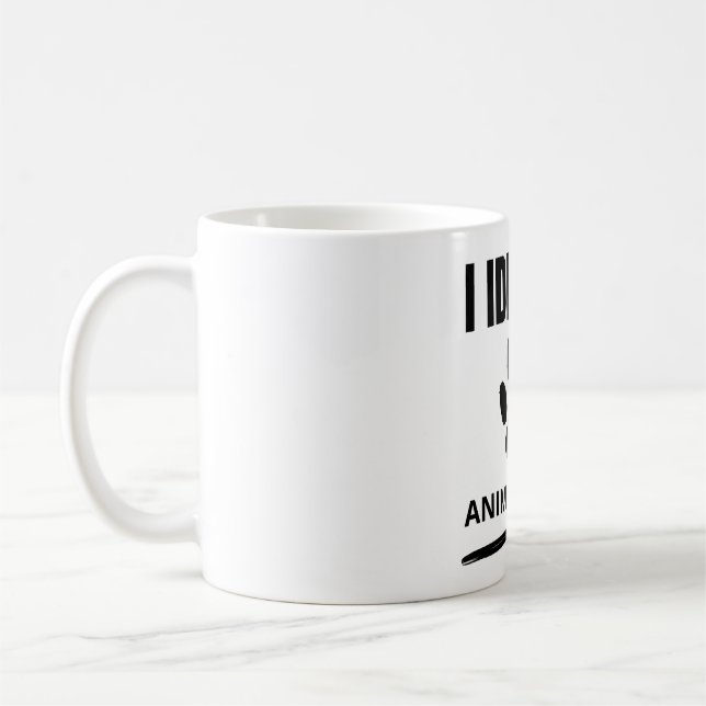 Ich identifiziere mich als Tierfreund, als sichere Kaffeetasse (Links)